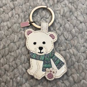 Coach Polar Bear Keychain